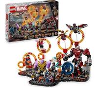LEGO Marvel Avengers: Endgame la Battaglia Finale, Giocattolo con Figura di Thanos, Mech di Ant-Man e 9 Minifigure tra cui Capitan America, Iron Man e Doctor Strange - Regalo per Bambini 76323