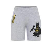 LEGO Batman Jungen Shorts Kurze Hose LWParker 305 Pantaloncini, 912 Grey Melange, 140 Bambino