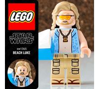 LEGO Beach Luke sw1365 Minifigure Star Wars 75389
