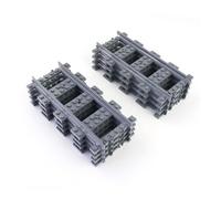 Lego® Binari diretti City (8 pezzi) - Set di espansione per ferrovia Lego® City | Accessori ferroviari originali Lego® per modellismo ferroviario e estensione