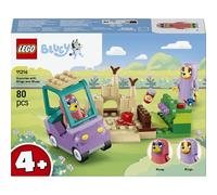 LEGO Bluey: Nonne con Bingo e Bluey 11216 | Giochi didattici per bambini e bambine da 4 anni, giocattolo Montessori con macchina e 2 minifigure, idea regalo, 80 pezzi