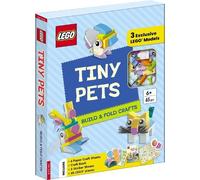 LEGO® Books. Tiny Pets: Build and Fold Crafts (with 3 exclus (Copertina rigida)