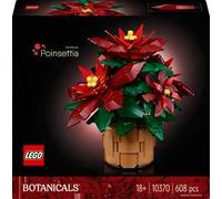 lego the botanicals - stella di natale - lego 10370 anni 18+ 608pz