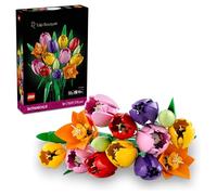LEGO Botanicals Bouquet di Tulipani - Set di Fiori Finti da Costruire per Adulti - 14 Tulipani Artificiali in 5 Colori - Decorazione per la Tavola e la Casa - Idea Regalo Fai da Te per Donne - 11501