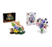 LEGO Botanicals Bundle Natura: Include Funghi del Bosco (11505) e Bouquet di Olivia Rodrigo (11507) - Set di Piante Artificiali - Idea Regalo Fai da Te per Adulti