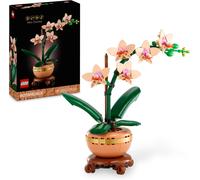 LEGO Botanicals Mini-Orchidea - Fiori Finti con Vaso, Bocciolo e Foglie