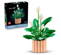 LEGO Botanicals Spatifillo - Set per Adulti di Piante Artificiali con Vaso - con Fiori Bianchi Finti e Boccioli - Decorazione di Casa o per la Camera da Letto - Idea Regalo Fai da Te per Donne - 11504