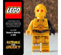 LEGO Bounty Hunter C-3PO sw1368 Minifigure Star Wars 75389