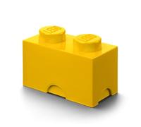Lego Brick Lunch Box Giallo, 12.5x12.5x18 cm