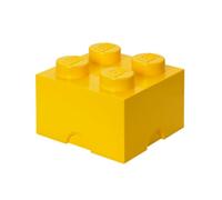 Lego Brick Lunch Box Giallo, 25x25x18 cm