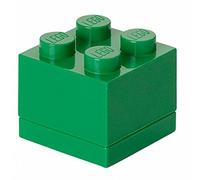 Lego Brick Lunch Box Green, 4.5 x 4.5 x 4 cm