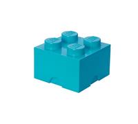 LEGO Brick Mattoncino Bottoncini,Contenitore impilabile Litri, Turchese, One Size