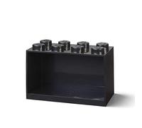 LEGO Brick Shelf 8 Knobs, in Black