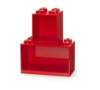 LEGO Brick Shelf Set, in Red