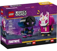 LEGO BRICKHEADZ FORTNITE 40884 PERSONAGGI DI DERIVA E CORVO