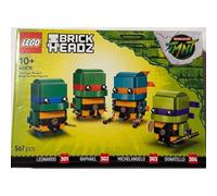 LEGO BrickHeadz Teenage Mutant Ninja Turtles, Set 40878, 567 Pezzi, Leonardo, Raphael, Michelangelo, Donatello