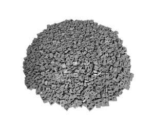 Lego Bricks 3024 City - Piastre a 1 Pin, 50 Pezzi, Colore: Grigio Scuro