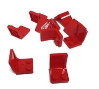 LEGO Bricks 4079 City - Sedie a 10 Pezzi, 2 x 2 perni, Colore: Rosso