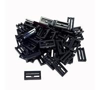 LEGO Bricks - Ferro da Stiro, 50 Pezzi, 1 x 2 perni, Colore: Nero