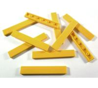 LEGO Bricks - Ferro da Stiro Liscio, 10 Pezzi, 1 x 6 Pin, Colore: Giallo