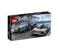 LEGO Building Block Super Series 76909 Mercedes Benz Modello di assemblaggio di auto da corsa Giocattolo regalo per ragazzi