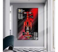LEGO Building Blocks 42207 Ferrari F1 Racing Car Photo Frame, può essere appeso in soggiorno sfondo bordo pittura decorativa, regalo per adulti e appassionati (non modello)