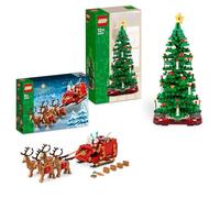 LEGO Bundle Festivo - Include La Slitta di Babbo Natale (40499) e l'Albero di Na