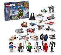 LEGO Calendario dell'avvento di Star Wars 2024 per bambini, con 18 mini build e 5 minifigure, dai 6 anni in su, idea regalo per ragazzi e ragazze, 75395