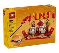 LEGO Calendario Festivo, Giochi Creativi per Bambini e Bambine, 2 Opzioni di Costruzione: Capodanno Lunare e Festa delle Barche Drago Giocattolo, Regalo per Amanti delle Tradizioni Cinesi 40678
