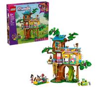 Lego friends 42652 casa sull’albero dell’amicizia, giochi per abilità sociali per bambine 8+, animali giocattolo e personaggi