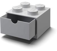 LEGO Cassetto Con 4 Manopole Scatola Di Stoccaggio Impilabile | Grigio