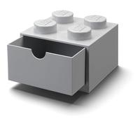 LEgO Cassetto scrivania 4 pomelli contenitore impilabile grigio
