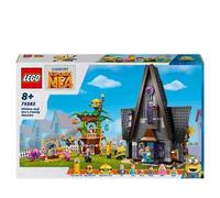 LEGO Cattivissimo Me 75583 I Minions e la Villa della Famiglia di Gru con 2 Case Giocattolo da Costruire per Bambini 8+