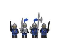 LEGO Cavalieri Minifigure 4 Figure Cavalieri Falco Black Falcon Knights (Cavaliere 2)