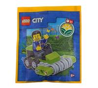 LEGO Città: lavoratore urbano con tosaerba (età 6+)