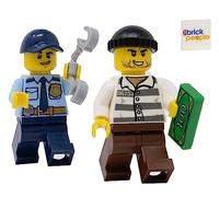 LEGO Città: Minifigure dell'ufficiale di polizia che insegue ladro