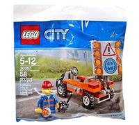 Lego City 30357 - strada lavoratore con la salvaguardia del sito (58 Pezzi)
