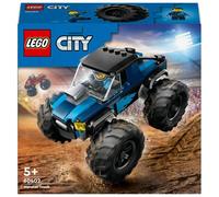 LEGO City 60402 Monster Truck Blu, Veicolo Giocattolo Fuoristrada, Gio