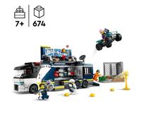 LEGO City 60418 City Il laboratorio mobile di scienze forensi, quad giocattolo, regalo per bambini dai 7 anni e minifigure