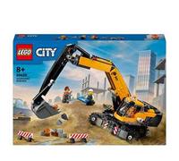 Lego City 60420 Escavatore Da Cantiere Giallo, Giochi Creativi Per Bambini 8+, Veicolo Giocattolo Da Cantiere E 3 Minifigure