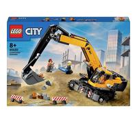 Lego City 60420 Escavatore Da Cantiere Giallo, Giochi Creativi Per Bambini 8+, Veicolo Giocattolo Da Cantiere E 3 Minifigure
