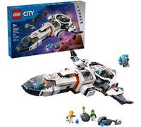 LEGO City Astronave Galattica Modulare con 4 Minifigure e Figura Aliena - Giocattoli Spaziali Costruibili, Giochi per Bambini e Bambine da 7 Anni in su, Idee Regalo di Compleanno e per le Feste 60446