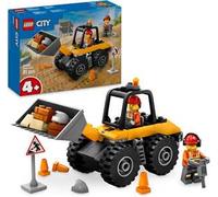 Lego city 60450 pala gommata gialla, escavatore giocattolo da costruire, veicolo da cantiere, giochi educativi per bambini 4+
