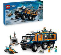 Lego City 60471 Grande camion artico con laboratorio con 5 minifigure Lupi artic