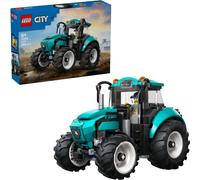 LEGO City Trattore Giocattolo - Kit con Veicolo Agricolo da Costruire con Minifigure del Contadino - Idea Regalo di Compleanno per Bambini da 6 Anni in su e per gli Appassionati di Ingegneria - 60498