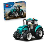 LEGO City Trattore Giocattolo - Kit con Veicolo Agricolo da Costruire con Minifigure del Contadino - Idea Regalo di Compleanno per Bambini da 6 Anni in su e per gli Appassionati di Ingegneria - 60498