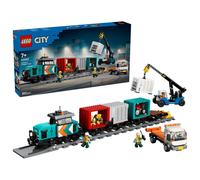LEGO CITY 60509 TRENO MERCI PORTUALE CON GRU E CAMION