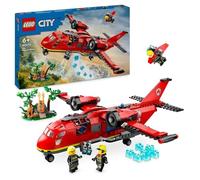 LEGO City Aereo Antincendio, Giocattolo dei Vigili del Fuoco per Bambini e Bambi