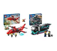 LEGO City Aereo Antincendio, Giocattolo dei Vigili del Fuoco per Bambini e Bambi
