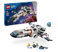 LEGO City Astronave Galattica Modulare con 4 Minifigure e Figura Aliena - Giocattoli Spaziali Costruibili, Giochi per Bambini e Bambine da 7 Anni in su, Idee Regalo di Compleanno e per le Feste 60446